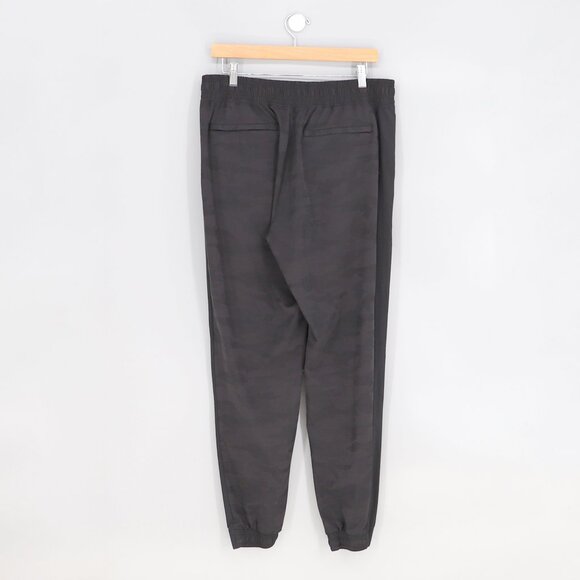 ATHLETA Brooklyn Black Camo Jogger Pant Stretch Elastic Waist Size 12 - Picture 6 of 11